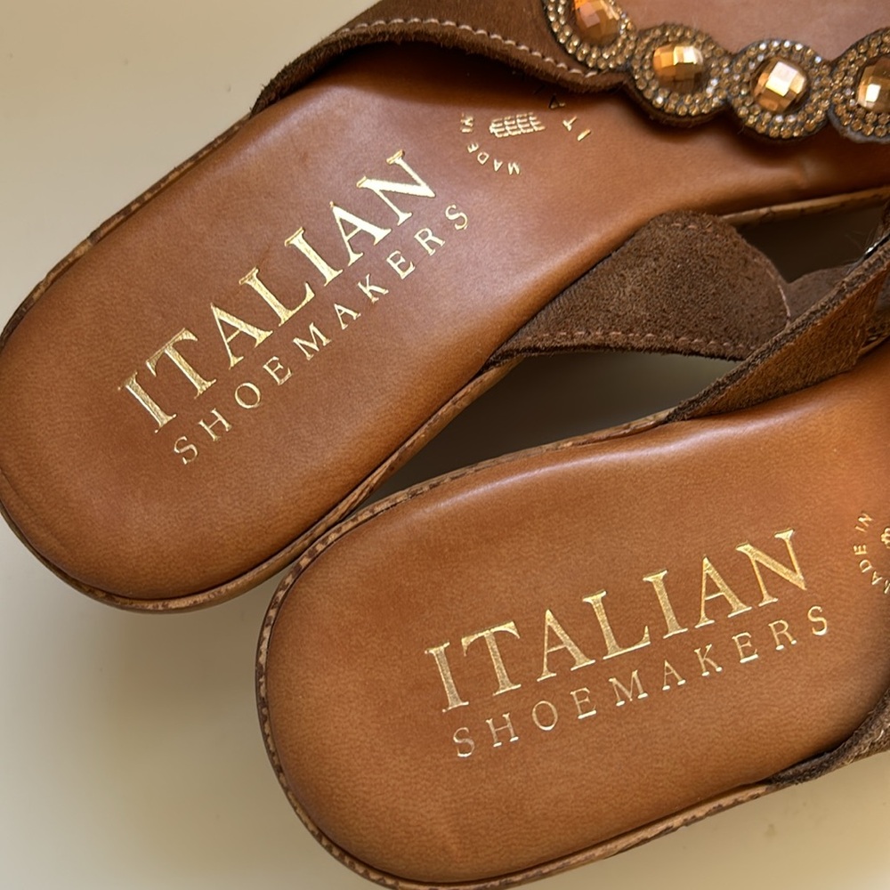 Italian Shoemaker Wedge Sandals - Picture 6 of 6